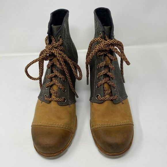 Sorel 1964 Premium Wedge Waterproof Lace up Ankle Boots Size 9 - Picture 4 of 10